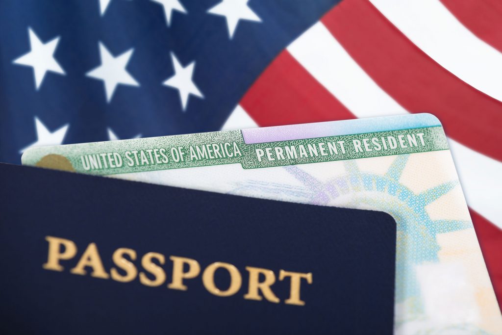 Passport and greencard